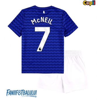 Everton Dwight McNeil #7 Echipament de Fotbal Replică 2025-26 Copii Acasa (+ Șorturi)